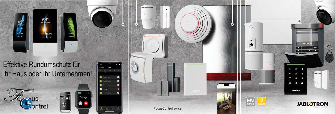 Alarmanlage-Haus Beratung, Planung, Installation und Service bei FocusControl in der Schweiz